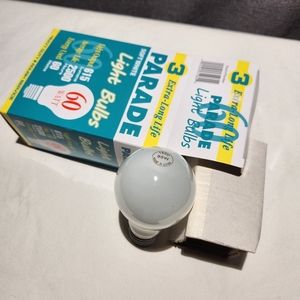 3 pack of incandescent Light Bulbs 60 watt NIB